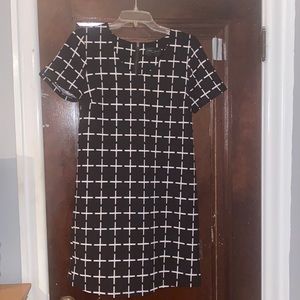 Large black and white cross dress